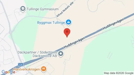 Lagerlokaler til leje i Botkyrka - kort over placeringen