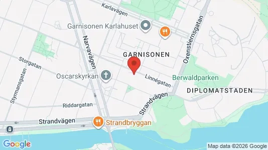 Toimistotilat Vuokrattavana i Östermalm - Kuva Google Street Viewstä