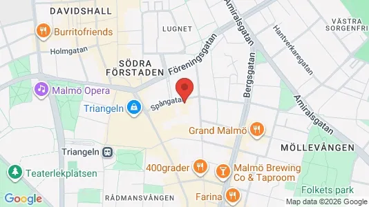Büros zur Miete i Malmö City - kort over placeringen