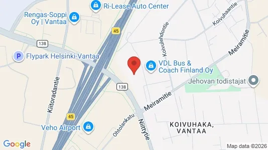 Kontorlokaler til leje i Vantaa - Foto fra Google Street View