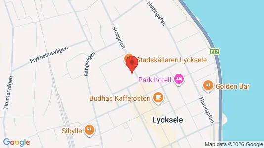 Office spaces for rent i Lycksele - kort over placeringen