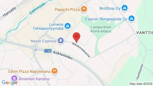 Værkstedslokaler til leje i Espoo - Foto fra Google Street View