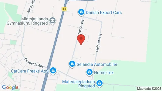 Kantorruimte te huur i Ringsted - Foto uit Google Street View