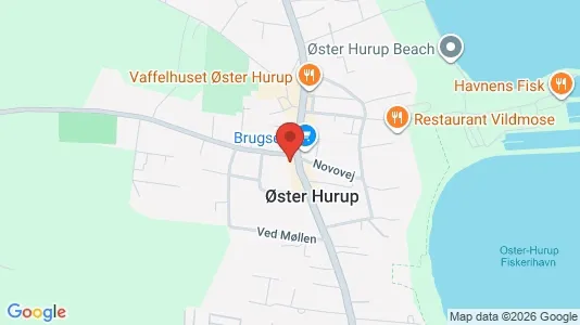 Commercial properties for rent i Hadsund - kort over placeringen