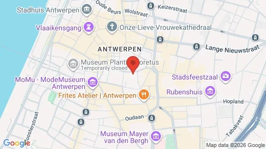 Commercial properties for rent i Stad Antwerp - kort over placeringen