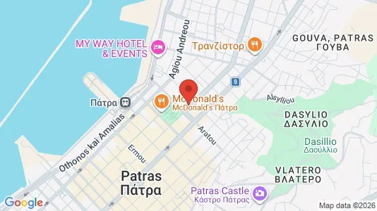 Kontorlokaler til leje i Patras - Foto fra Google Street View