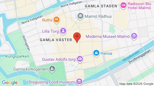 Büros zur Miete i Malmö City – Foto von Google Street View
