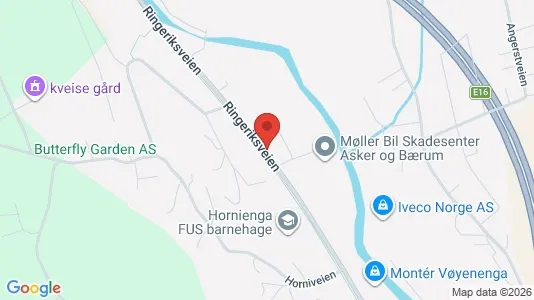 Kontorer til leie i Bærum - kort over placeringen
