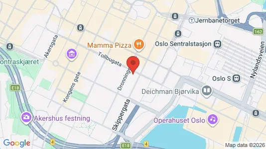 Büros zur Miete i Oslo Sentrum – Foto von Google Street View