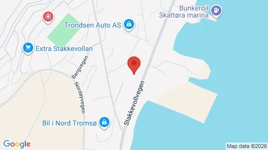 Toimistotilat Vuokrattavana i Tromsø - Kuva Google Street Viewstä