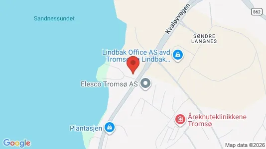 Gewerbeflächen zur Miete i Tromsø – Foto von Google Street View