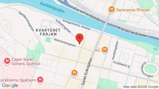Kontorer til leie i Kungsholmen - kort over placeringen