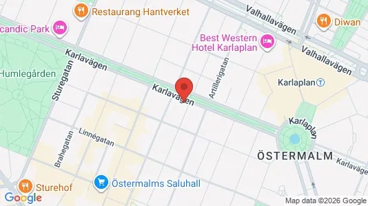 Büros zur Miete i Östermalm – Foto von Google Street View
