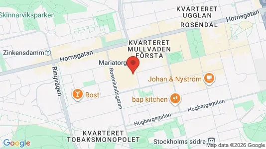 Kontorslokaler för uthyrning i Södermalm – Foto från Google Street View