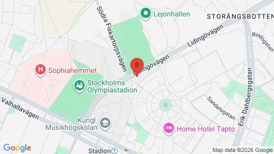 Büros zur Miete i Gärdet/Djurgården – Foto von Google Street View