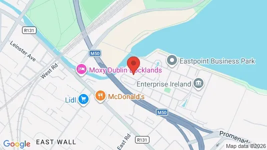 Kontorlokaler til salg i Dublin 3 - kort over placeringen