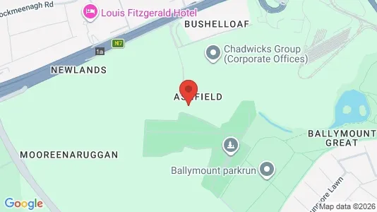 Industrial properties for rent i Dublin 12 - kort over placeringen
