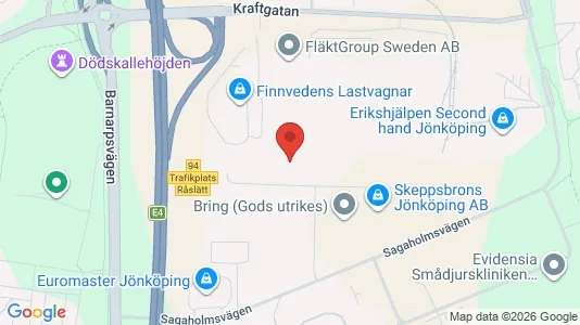 Kontorlokaler til leje i Jönköping - Foto fra Google Street View