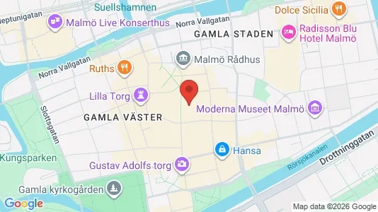 Kontorlokaler til leje i Malmø Centrum - Foto fra Google Street View