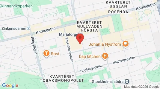 Kontorlokaler til leje i Södermalm - Foto fra Google Street View