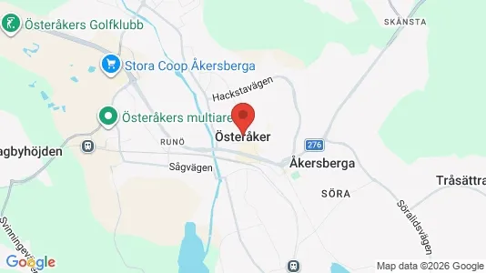 Kaupat Vuokrattavana i Österåker - Kuva Google Street Viewstä