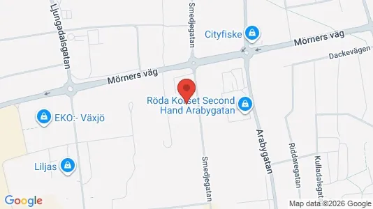 Büros zur Miete i Växjö – Foto von Google Street View