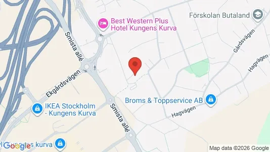 Office spaces for rent i Huddinge - kort over placeringen
