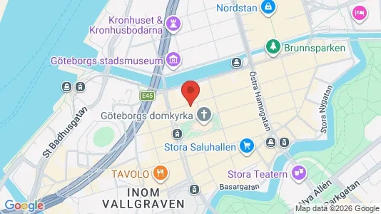 Kontorslokaler för uthyrning i Göteborg Centrum – Foto från Google Street View
