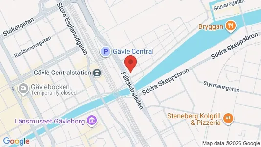 Kontorlokaler til leje i Gävle - Foto fra Google Street View
