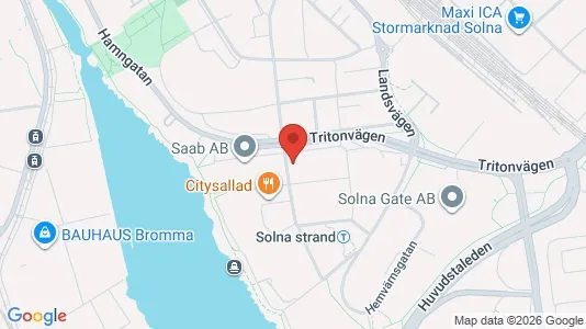 Kontorlokaler til leje i Solna - Foto fra Google Street View