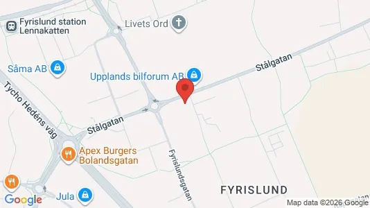 Kontorlokaler til leje i Uppsala - Foto fra Google Street View