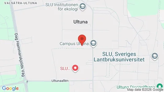 Kontorlokaler til leje i Uppsala - kort over placeringen