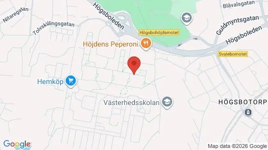 Toimistotilat Vuokrattavana i Majorna-Linné - kort over placeringen