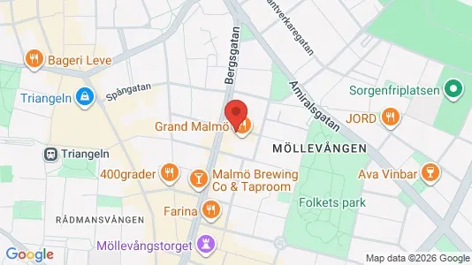 Kontorlokaler til leje i Malmø Centrum - Foto fra Google Street View