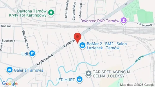 Gewerbeflächen zur Miete i Tarnów – Foto von Google Street View