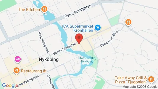 Lager zur Miete i Nyköping – Foto von Google Street View