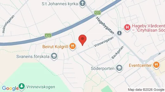 Office spaces for rent i Norrköping - kort over placeringen