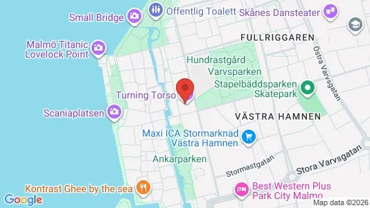 Büros zur Miete i Malmö City – Foto von Google Street View