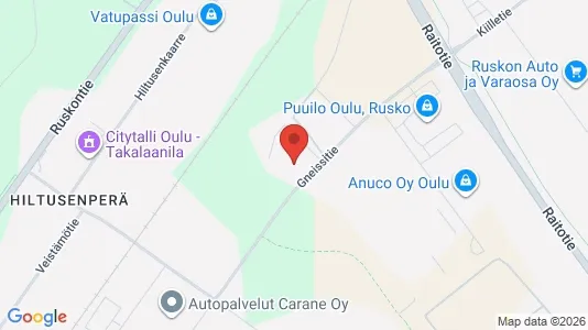 Kantorruimte te huur i Oulu - Foto uit Google Street View