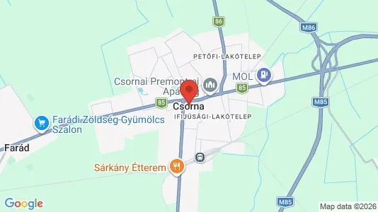 Propiedades comerciales En venta i Csornai - Foto de Google Street View
