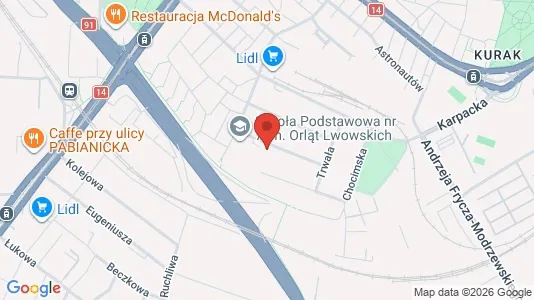 Büros zur Miete i Łódź – Foto von Google Street View