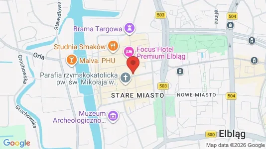 Kontorlokaler til leje i Elbląg - Foto fra Google Street View