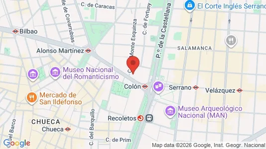Toimistotilat Vuokrattavana i Madrid Centro - Kuva Google Street Viewstä