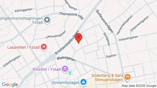 Bedrijfsruimtes te koop i Ystad - Foto uit Google Street View