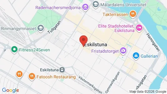 Kontorlokaler til leje i Eskilstuna - kort over placeringen