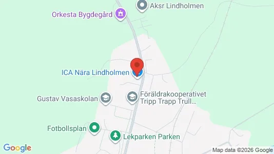 Industrial properties for rent i Vallentuna - kort over placeringen