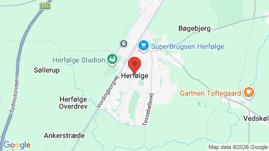 Office spaces for rent i Herfølge - Photo from Google Street View
