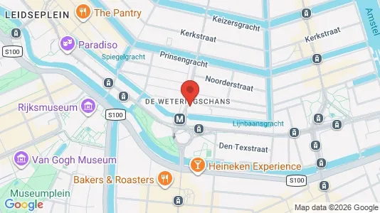 Commercial properties for rent i Amsterdam Centrum - kort over placeringen