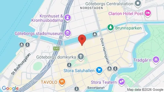 Kontorlokaler til leje i Gøteborg Centrum - Foto fra Google Street View