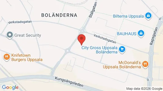 Office spaces for rent i Uppsala - kort over placeringen